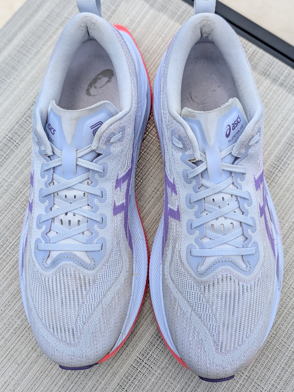 ASICS Superblast 2 Unisex Running Shoes Grey Purple 1013A142 Mens 11 Womens 12.5 - Picture 11 of 12